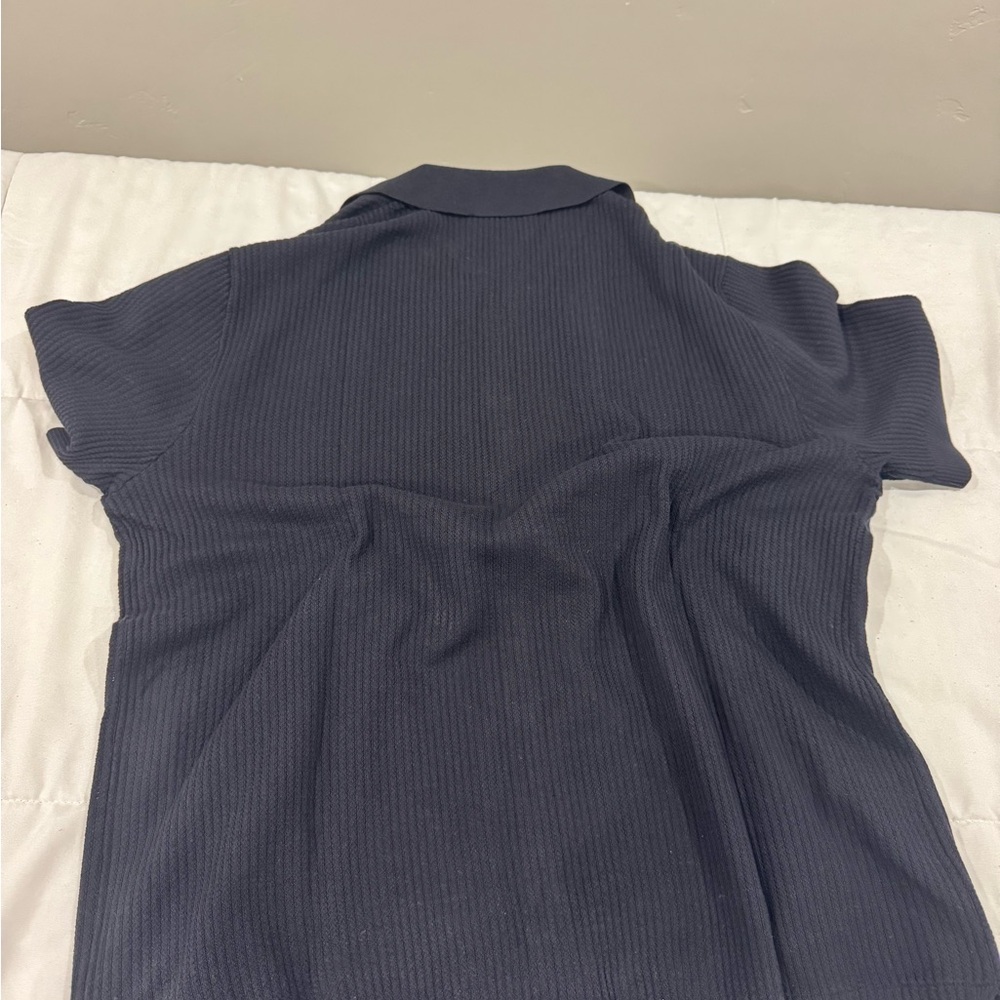 Mango Navy Polo Shirt